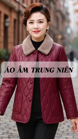 Áo khoác trung niên cho mẹ, áo khoác ấm áp #aokhoac #aoam #aokhoactrungnien #aoamtangme 