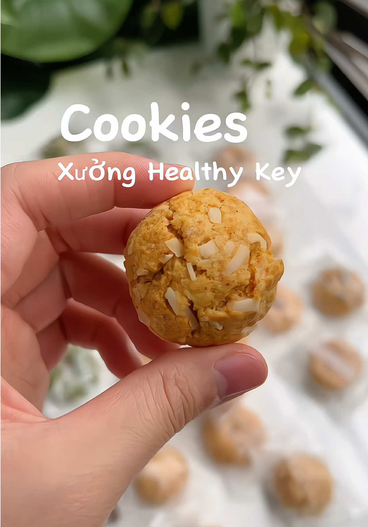 Bánh Cookies nguyên cám xưởng healthy key#cookies #healthyfood #reviewdoan #xuhuong #ancungtiktok 