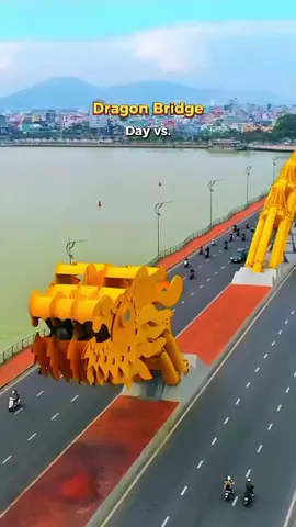 Dragon Bridge (Cầu Rồng) in Da Nang, Vietnam is a must-visit iconic spot! 🐉 Catch the spectacular fire & water show every Friday, Saturday, and Sunday at 9 PM. Best views are near the dragon’s head or along the riverside walkway. 📍 Dragon Bridge - Da Nang - Vietnam 🇻🇳 #dragonbridge  #danang  #vietnamtravel  #visitvietnam  #traveltips 