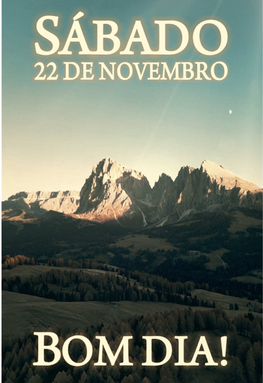 Bom dia, Deus! Hoje é sábado pai, 22 de Novembro. Hoje é dia de descansar no cuidado de Deus🕊️ #oração #bomdia #Deus #fé #amém 