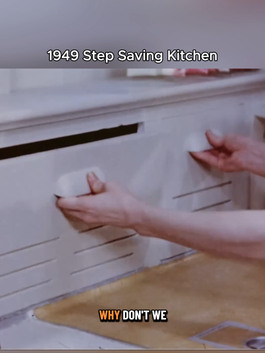 Why don’t we build kitchens like this anymore? Here’s an American kitchen from 1949. #handyman #DIY #tools #creativetiktok #LearnOnTikTok 