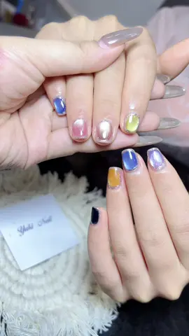 တစ်ရောင်စီလှနေသော😍💅#၃၇လမ်း၇၃၊၇၄ကြားမန္တလေးမြို့ #၆၅လမ်း၁၀၇နှင့်၁၀၈ကြား #naildesigns #cateyenails #nailart 