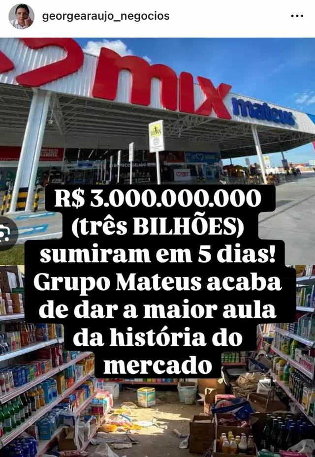 COMPLIANCE É INVESTIMENTO, NÃO É CUSTO. O caso Grupo Mateus acabou de provar isso da forma mais dolorosa possível. R$ 1,1 bilhão evaporou do balanço. R$ 2 bilhões em valor de mercado sumiram em 5 dias. Ação -20% porque… o estoque simplesmente não existia. Não foi “crise”. Não foi “cenário macro”. Foi falha grotesca de controles internos que todo mundo sabia que existia desde 2021. Em 2021 a Grant Thornton entregou uma lista com 42 deficiências moderadas. A número 1? “Falta de acompanhamento da evolução do custo histórico do estoque.” Recomendação clara: implantem módulo de controle. Resultado? Nada foi feito. Em 2022 as 42 deficiências “mágicamente” desapareceram dos formulários da CVM e viraram a frase genérica “não há deficiências significativas”. Alguém achou que varrer pra debaixo do tapete resolve. 2025 chega a auditoria nova (Forvis Mazars). A casa cai. R$ 1,1 bi de estoque fantasma + furtos internos + lojas que nunca fizeram inventário físico em 2 anos. Na teleconferência o fundador admitiu: “Funcionário passava calabresa no código de mortadela e sobrava mortadela na prateleira.” Entrava nota fiscal, não entrava mercadoria no depósito. E ninguém via porque o inventário era a cada 4-6 meses — quando fazia. Agora vão gastar R$ 15 milhões pra contratar gente e fazer inventário mensal. R$ 15 milhões. Contra R$ 1,1 bilhão que já perderam + R$ 2 bilhões de valor de mercado destruído. Esse é o preço real de tratar Compliance e controles internos como “custo acessório”. O que vemos nas empresas: •  “Depois a gente implanta o sistema…” •  “É só uma deficiência moderada, não é material…” •  “O mercado não vai perceber…” Até o dia que percebe. E aí é tarde. O Grupo Mateus não ERROU por concorrência, inflação ou guerra. ERROU porque achou que podia crescer a 100 km/h sem freio e sem cinto de segurança. Governança não é enfeite de relatório de sustentabilidade. Compliance não é departamento que “atrapalha o negócio”. São o seguro de incêndio da empresa listada. Você prefere investir R$ 10-15 milhões por ano em controles robustos… ou perder R$ 3 bilhões de uma vez só quando a bomba explodir? A escolha é sua. Mas o mercado acabou de dar o recado.