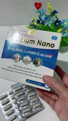(100V) Viên uống CALCIUM NANO giúp bổ sung canxi #xuhuong #canxinano #canxitangchieucao 