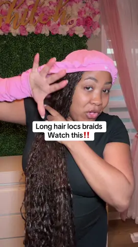 The best bonnet for long hair! My braids stay in tact for a long time! #bonnet #hairbonnet #waistlengthhair #largebonnet #tiktokshopblackfriday 