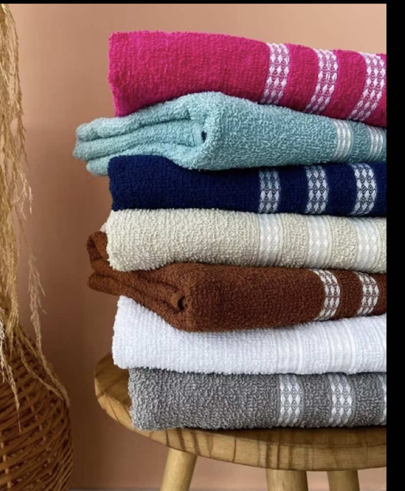 Kit 05 Toalhas de Banho Banhão Macia Gigante Grossa Felpuda Algodão Fofa #toalhas #casa 