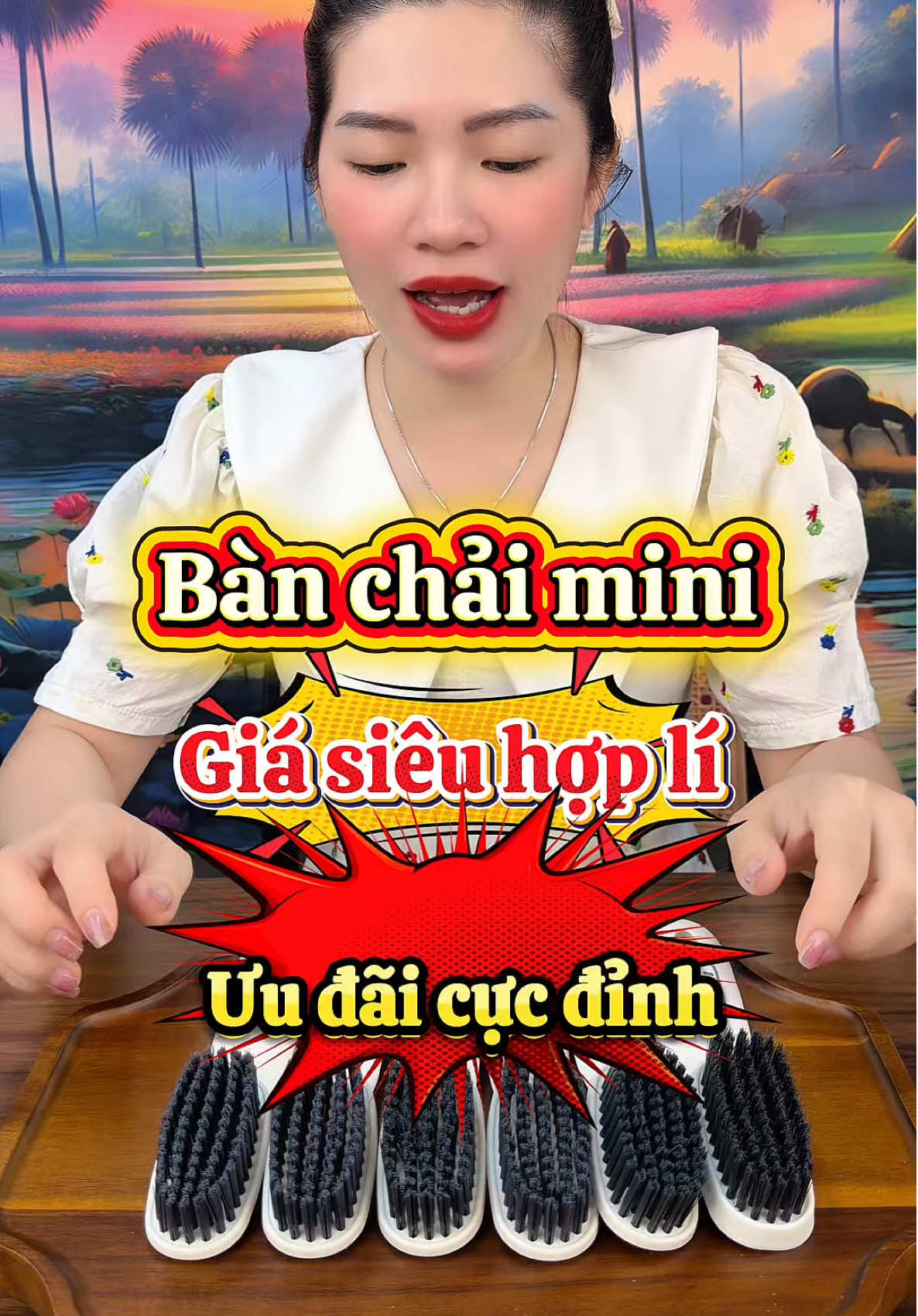 Bàn chải chà sàn cán dài , bàn chải chà sàn kẻ nhỏ, bàn chải đa năng , bàn chải chà nhà vệ sinh, bàn chải chà giày dép , combo 6 cái bàn chải chà sàn bốn lăm cành #xuhuongtiktok #xuhuong #giadungtienich #banchai   #banchaichadep   