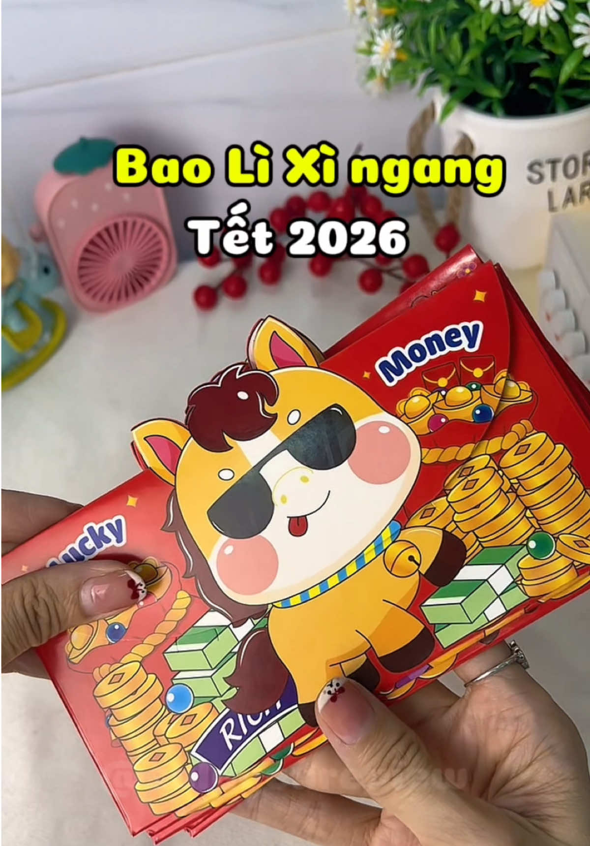 Bao Lì xì ngang lạ mắt mà xinh quá nè mn ơi 😍🧧 #salayeureview #baolixi #baolixingang #baolixithietke #tetbinhngo 
