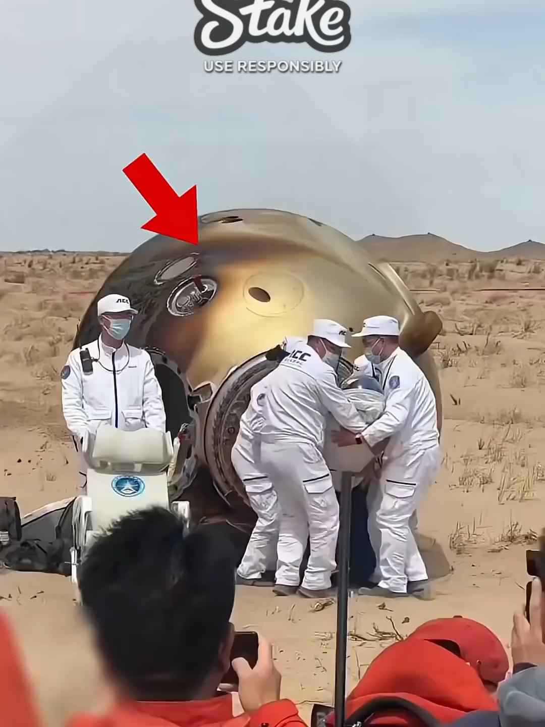 Asi vuelven los Astronautas del espacio