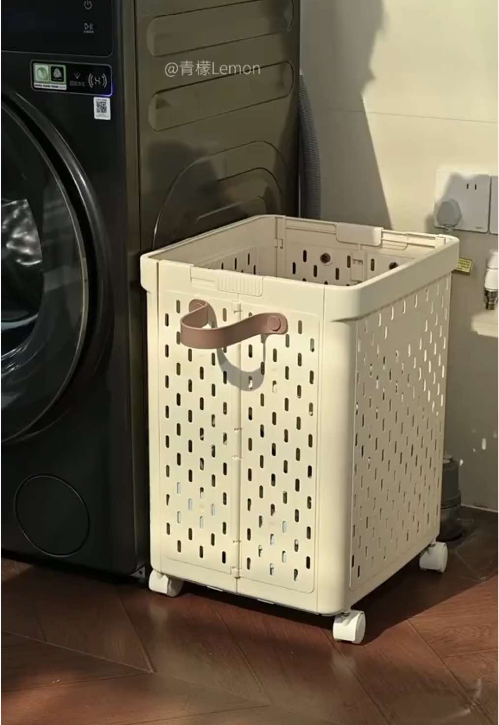 Giỏ Đựng Quần Áo Bẩn ENODA HOME, Giỏ Nhựa Gấp Gọn Đựng Quần Áo Gia Đình Có Bánh Xe . ##gio##giodungdo##giadungtienich##giadungtienloi##giadung