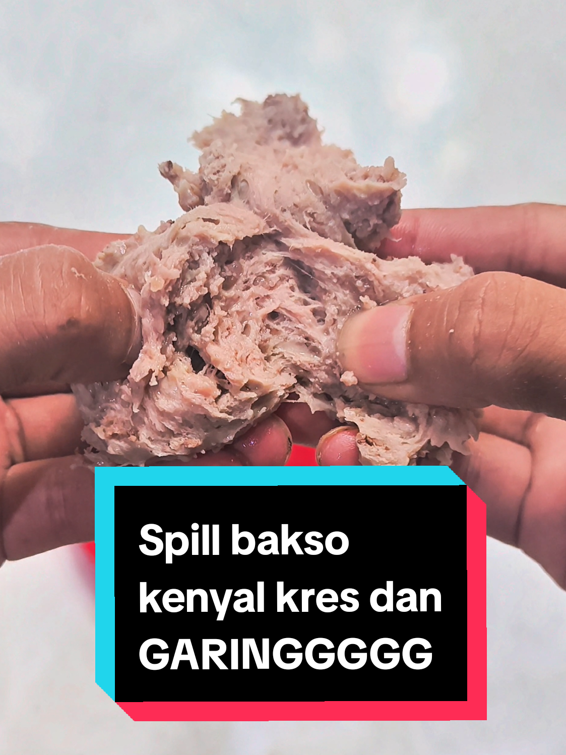 Spil hasil bakso kenyal kres dan garing #wbs500#wendaposm17#karagenankri02 #pengenyalbakso#baksokres 