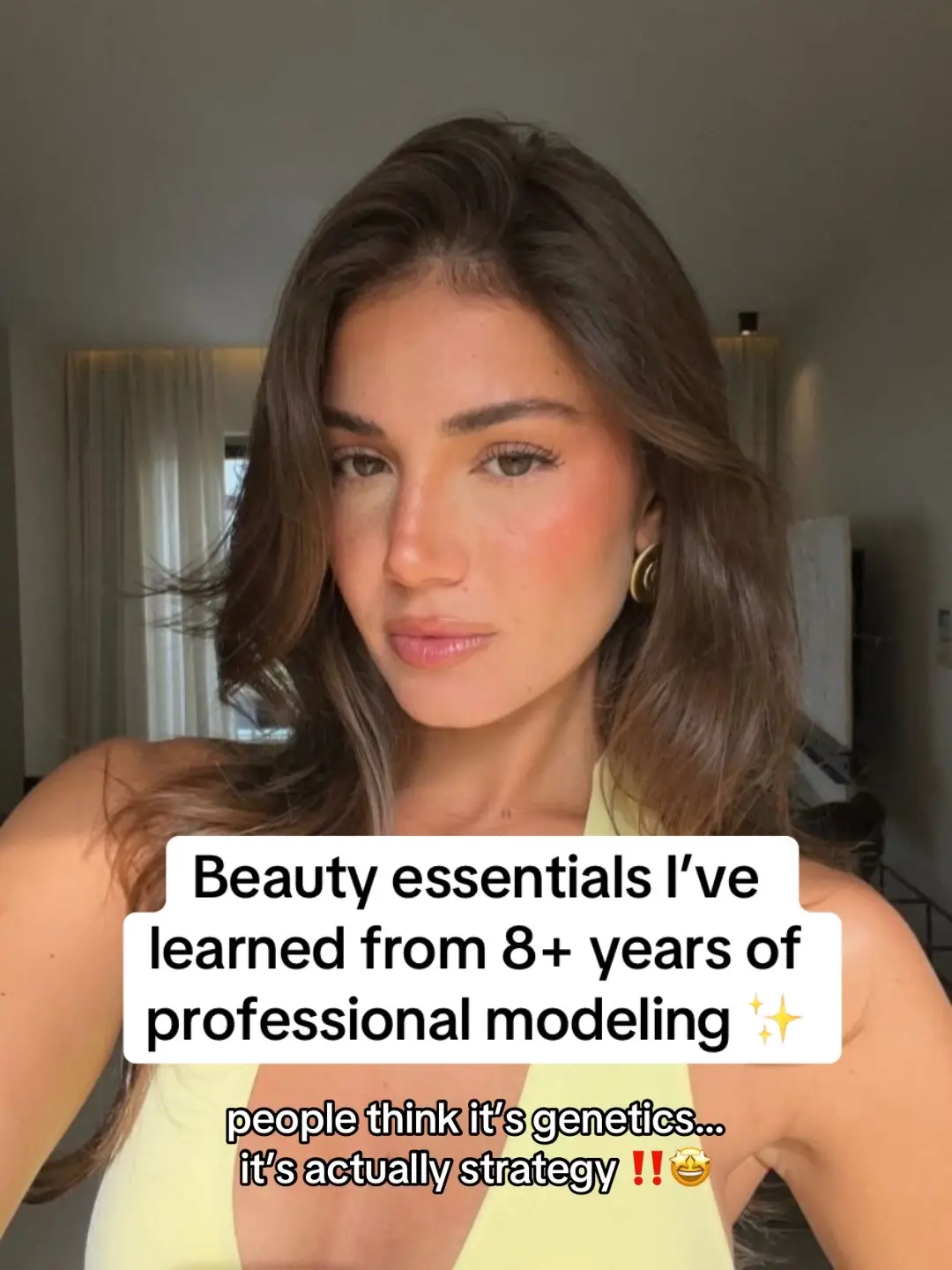 What 8 years of modeling actually taught me about glowing up ✨ #beautytips #beautyhacks #wellnesstips #healthtips #probiotics  