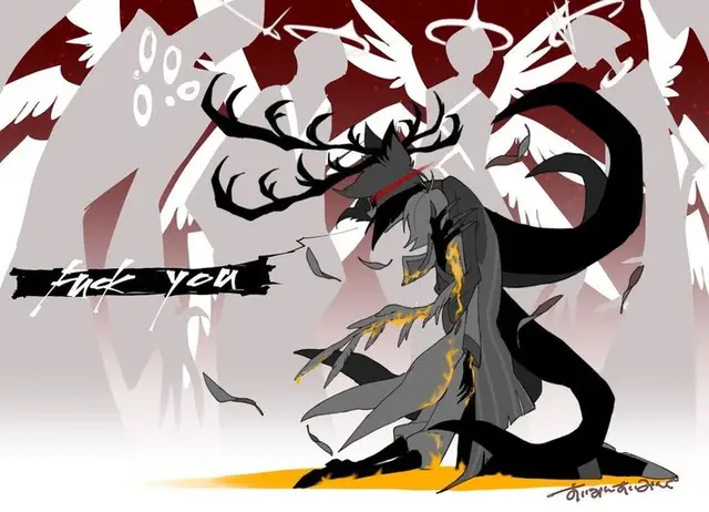 Give credit to the artist  #Hazbinhotel #Alastorxlucifer #Radioapp #Fanart 