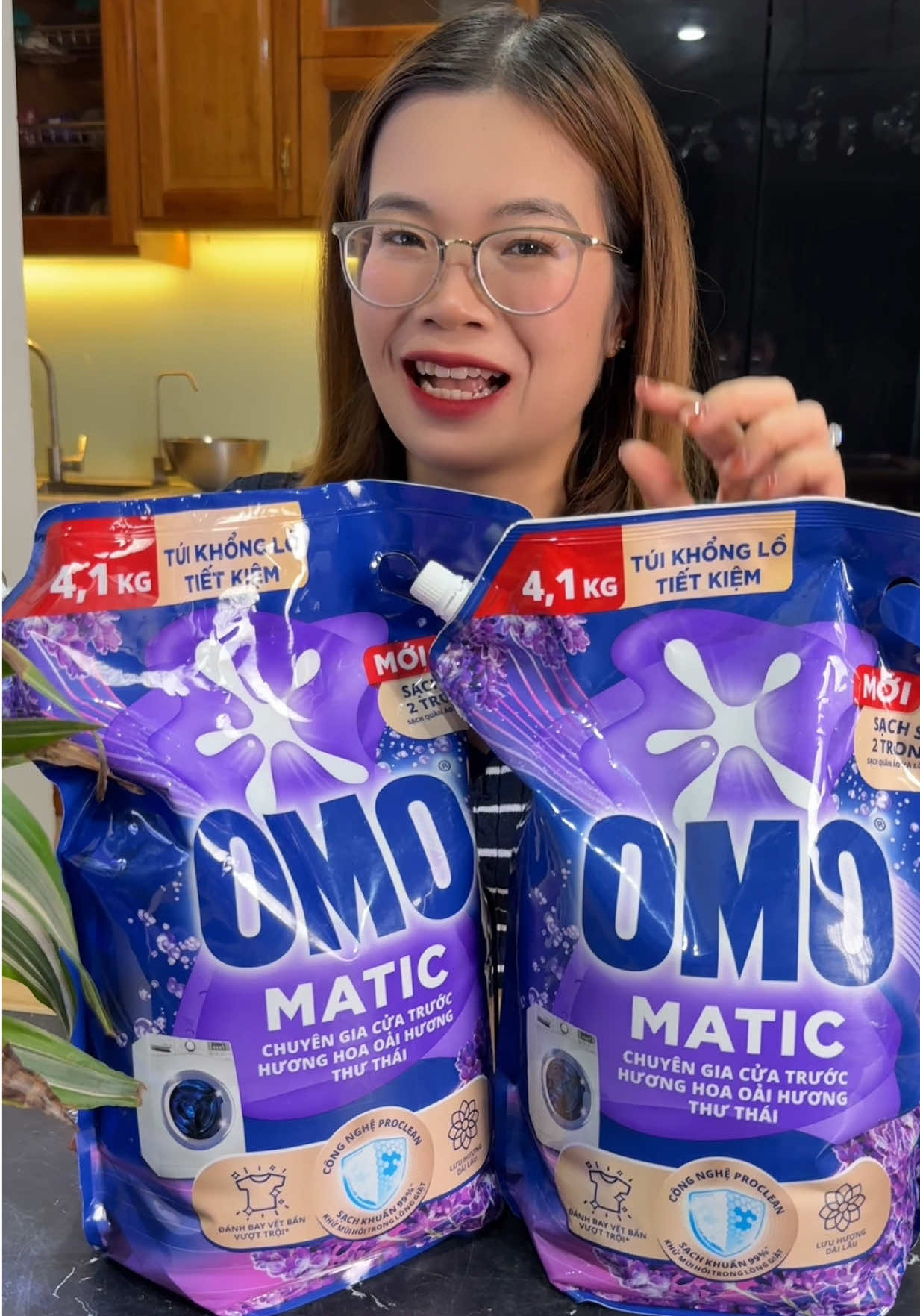 Combo 2 túi nước giặt Omo vừa sạch vừa thơm #kimthanhday #nuocgiat #nuocgiatomo #xuhuong 