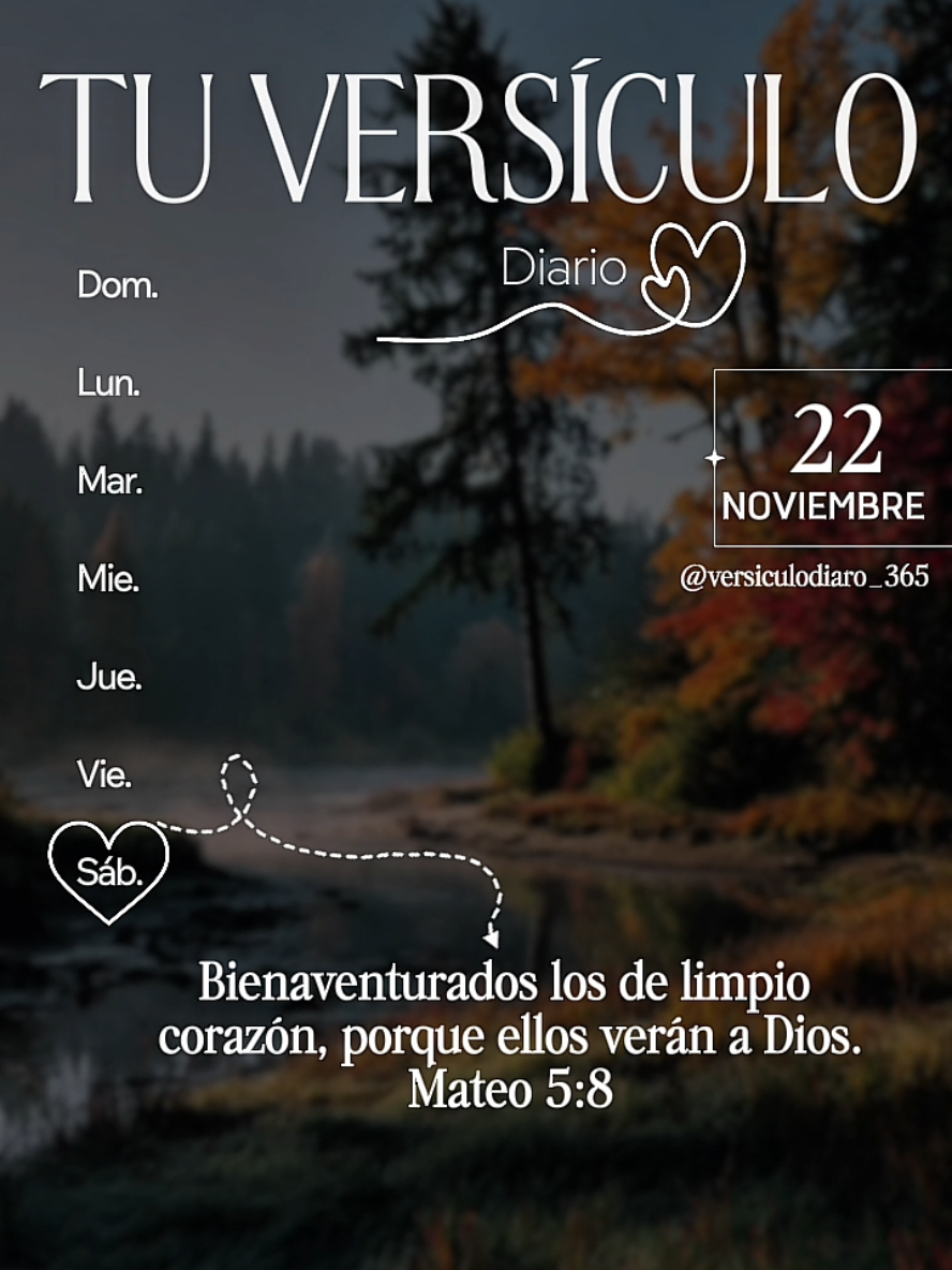 TU VERSÍCULO DE HOY 🙌 📖 ❤️‍🔥 