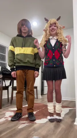 Bro didnt know.. #noelleholiday #deltarune #krisdeltarune #krisdreemurr #cosplay @Devil May Ghost 