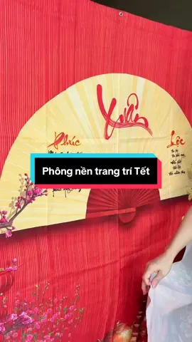 Phông nền trang trí Tết #xh #phongnentrangtritet #phongnentet2026 #giadungtienich 