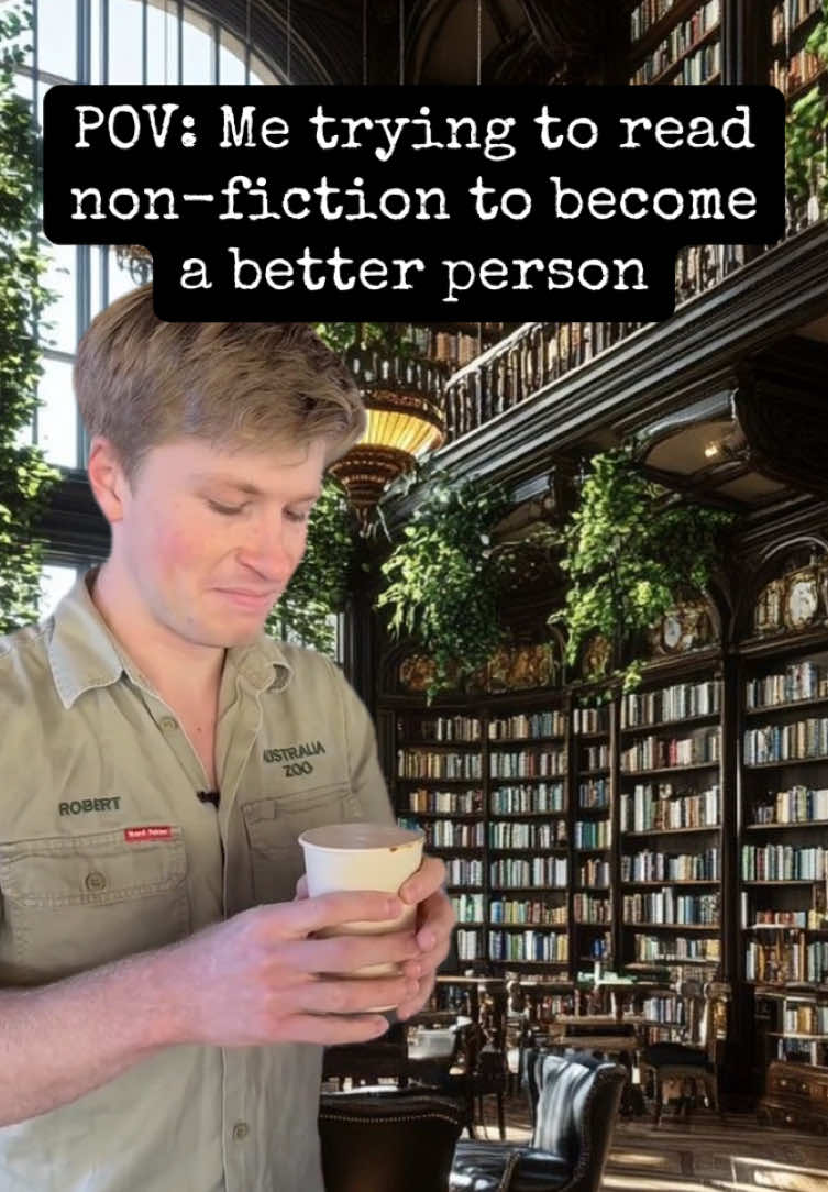 Ok, so for me I look at non fiction readers and think wow - so cultured, so smart and so full of self improvement. Do I want to read it? No. I find it’s a chore for me. Doesn’t float my boat. Give me fantasy and fiction any day.  #bookmeme #bookishthoughts #booktoker #fyppp 