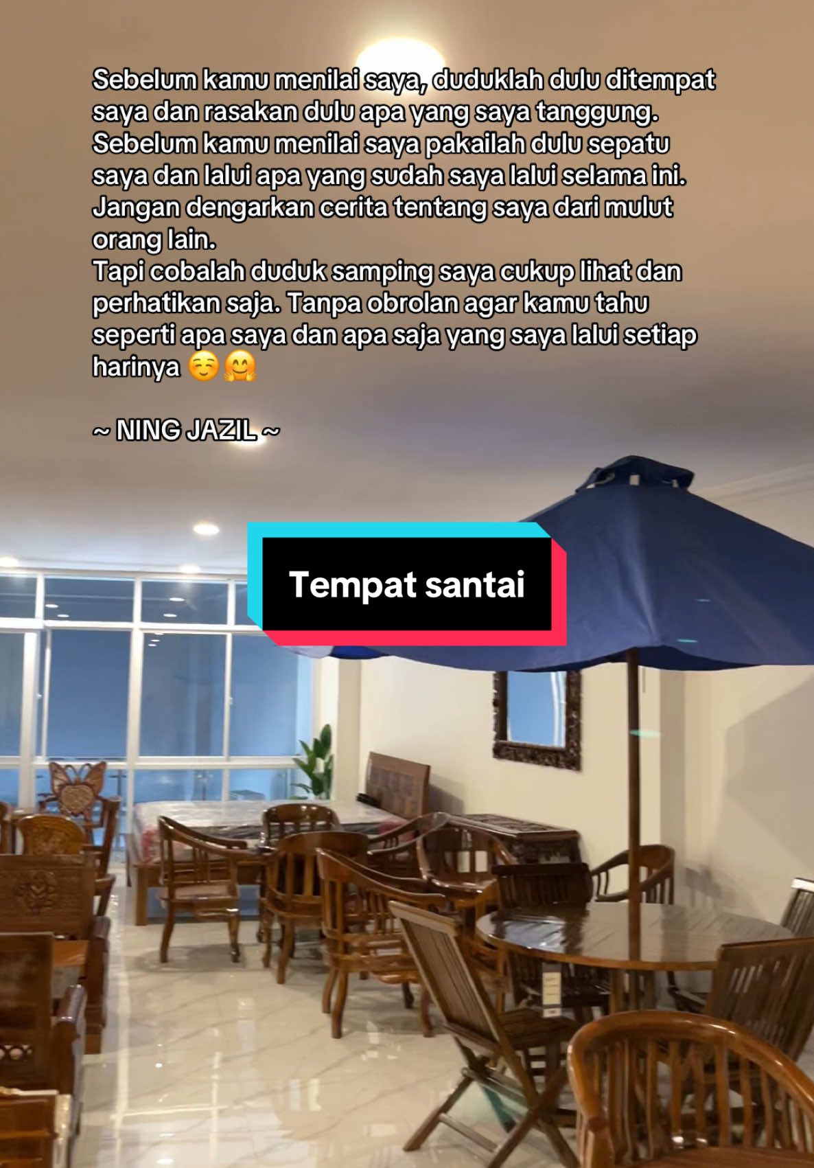 Rumah sudahh ada taman butuh tempat teduh santai? Aku ada solusinya kak 🥳🔥#sumberrizkyfurniture #sumberrizkygallery #fyppp #quoteoftheday #quotestory #allahumasollialaasaydinaamuhamadan 