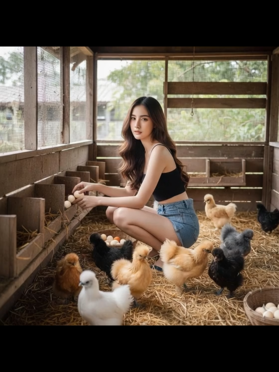 เก็บไข่ไก่ชิลไป #chunly_freestyle #ณมนแมวซน #gemini #ai #ไก่ 