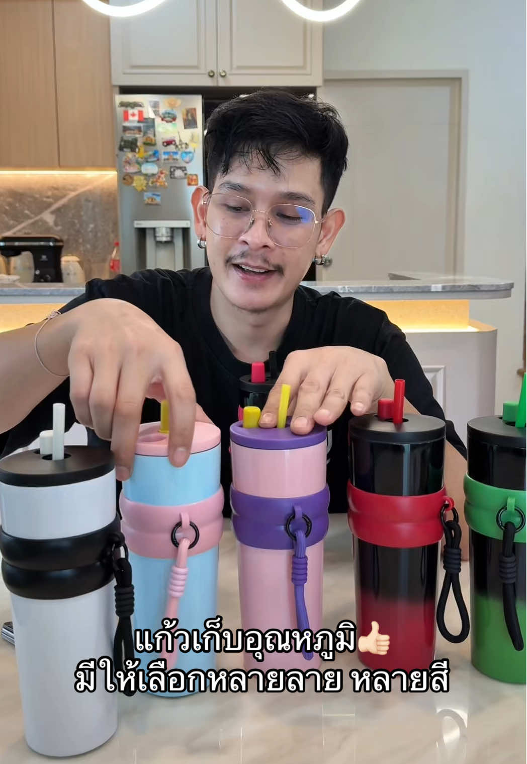 เก็บความร้อนได้ถึง 12 ชั่วโมง ความเย็นได้ 24 ชั่วโมง‼️#แก้วเก็บอุณหภูมิ #แก้วเก็บความเย็น #แก้วเก็บอุณหภูมิร้อนเย็น 