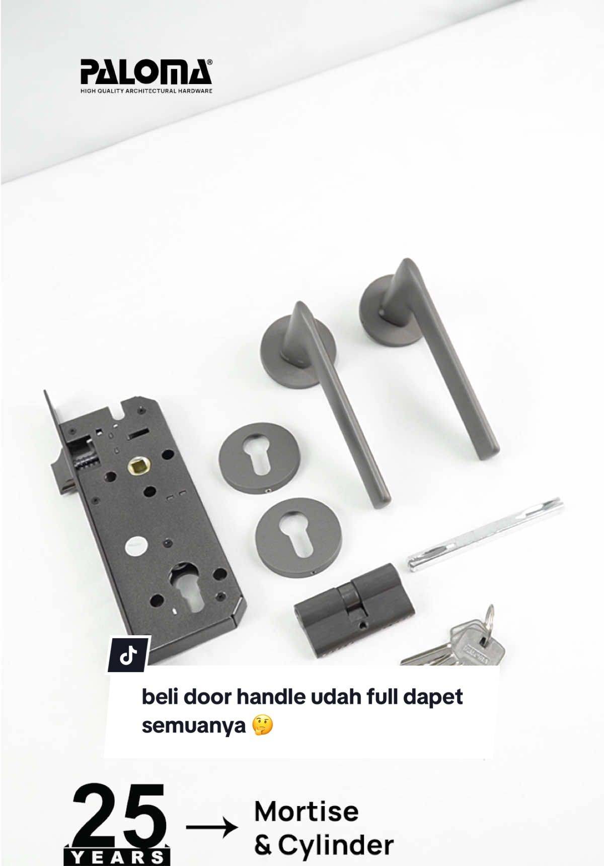 Door Handle Set Roses PALOMA ✨ #paloma #palomahardware #lock 