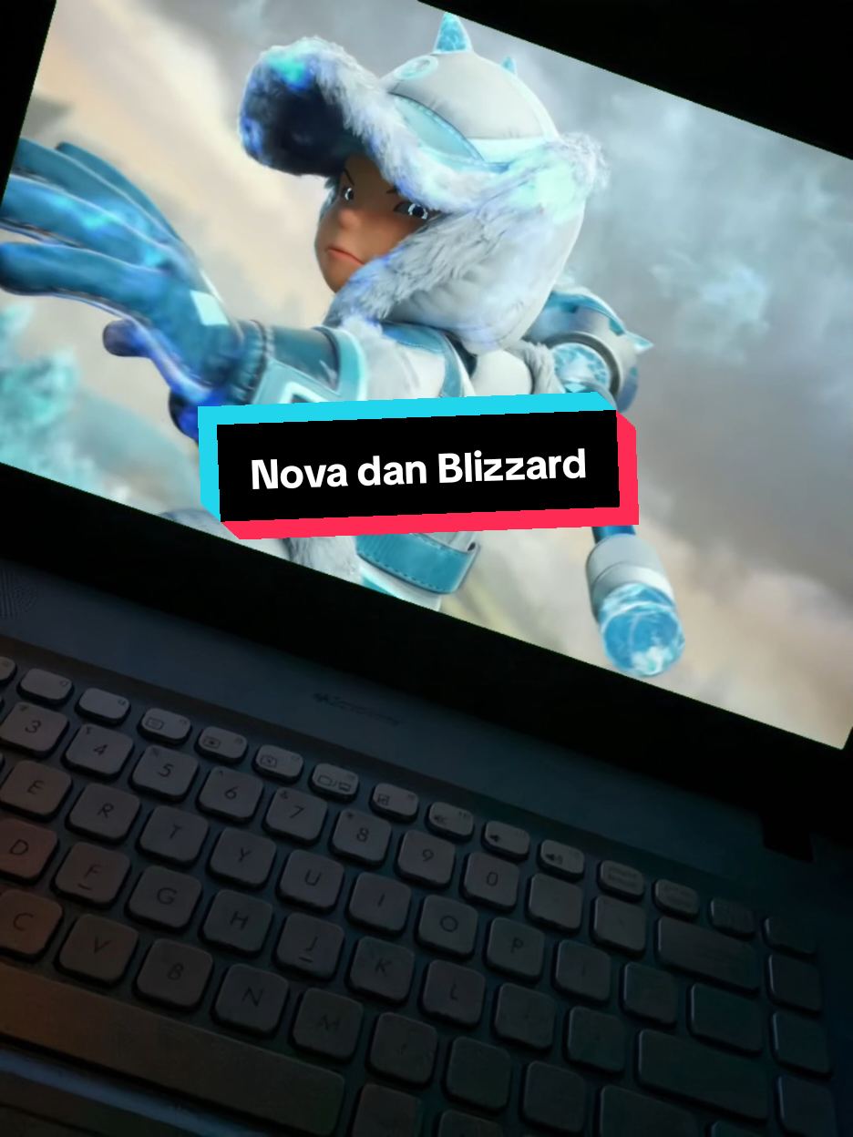 Nova dan Blizzard ❄️🔥 .. #boboiboybaraju🔥❄️  #boboiboyedit #boboiboybarajuepisode6 