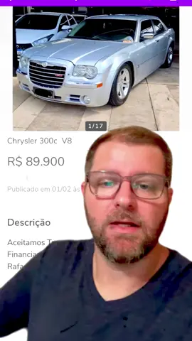 Chrysler 300C V8 é o carro que o rico não quer mais e o pobre não consegue manter e nesse vídeo vou te mostrar