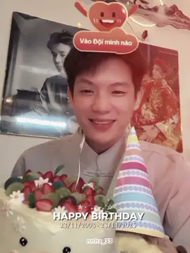 Happy birthday anh bạn nhỏ 🎂 dù có ở đau đi nữa anh bạn nhỏ phải thật là hạnh phúc và vui vẻ nhee, tu tập thật tốt đóoo 🎂🥺 #2311 #trongduong 