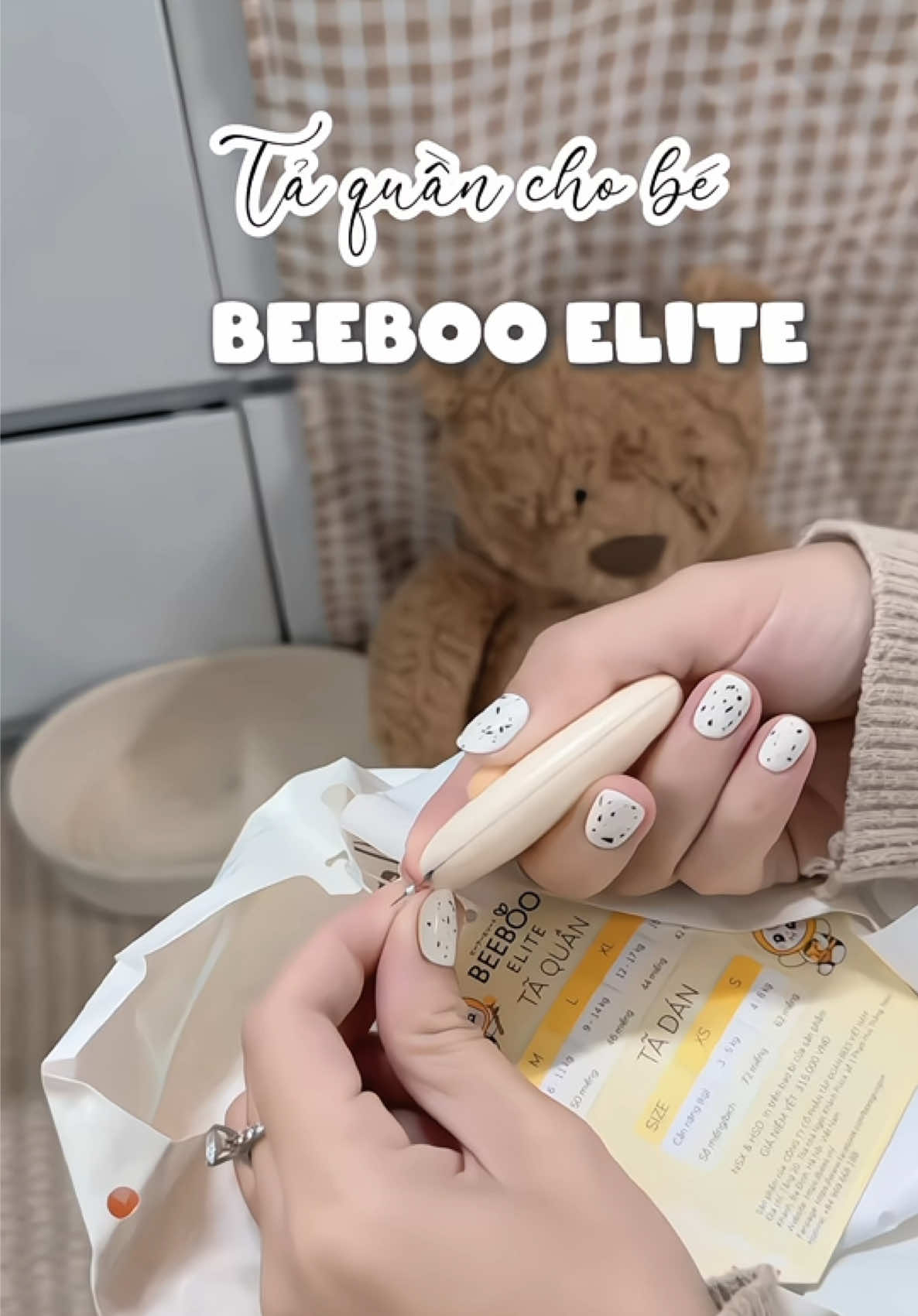Mê bỉm nhà Beeboo mất rồi. Đóng đêm siêu êm luôn nha các mom #beeboo #beebooelite #mebimsua #bimchobe #bimquanchobe 
