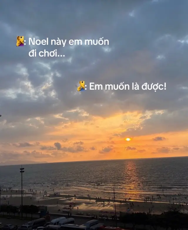 Noel này anh đưa em đi chơi nhé!