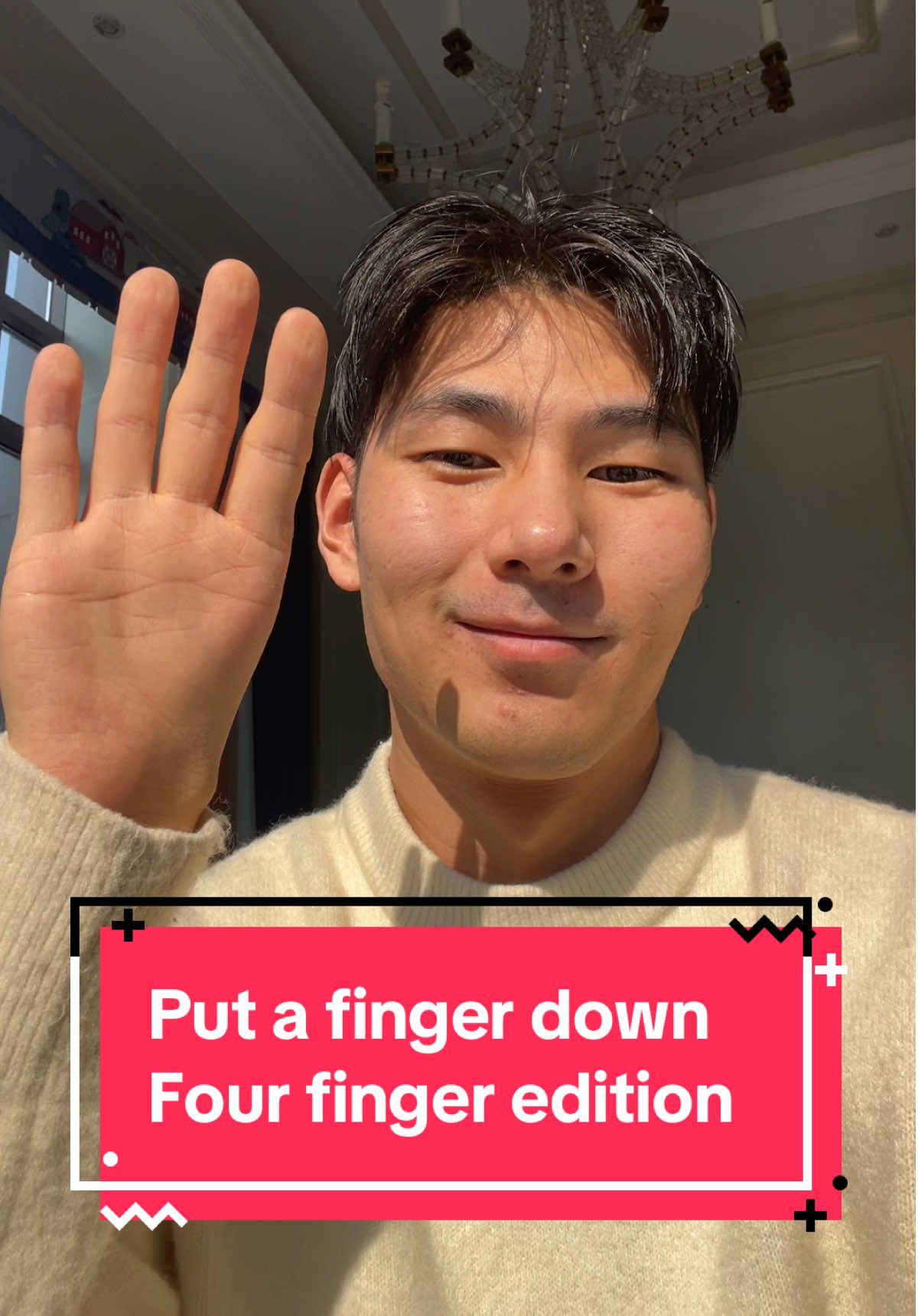How many fingers did you put down? #nothumbs #chinese #asian