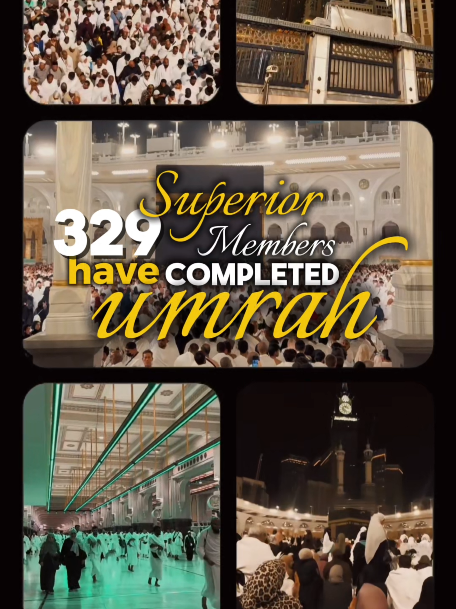 𝟑𝟐𝟗 𝐒𝐮𝐩𝐞𝐫𝐢𝐨𝐫 𝐦𝐞𝐦𝐛𝐞𝐫𝐬 𝐞𝐦𝐛𝐫𝐚𝐜𝐞𝐝 𝐭𝐡𝐞 𝐝𝐢𝐯𝐢𝐧𝐞 𝐡𝐨𝐧𝐨𝐮𝐫 𝐨𝐟 𝐩𝐞𝐫𝐟𝐨𝐫𝐦𝐢𝐧𝐠 𝐔𝐦𝐫𝐚𝐡; 𝐚 𝐦𝐨𝐦𝐞𝐧𝐭 𝐨𝐟 𝐩𝐮𝐫𝐞, 𝐥𝐢𝐟𝐞𝐥𝐨𝐧𝐠 𝐛𝐥𝐢𝐬𝐬. At Superior, we nurture character, elevate the spirit, and strengthen the bond with the soul. #SuperiorUmrah2025 #CharacterMastery #LeadingwithCharacter #BlessedToBeSuperior #CharacterToConnection #LeadershipRetreat