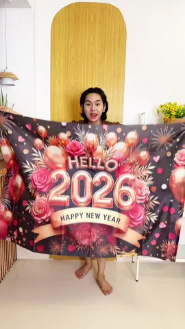 Happy new year Banner sa nalalapit na bagong taon go niyo na #happynewyearbanner #newyearbanner #bannerdecor #backdrop #banner 