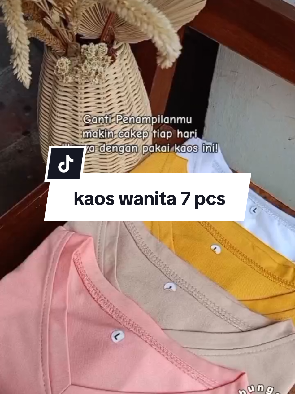 Kaos Wanita 7 pcs #kaoswanita  #kaoswanitamurah  #atasanwanita  #kaospolos  #7pcs 