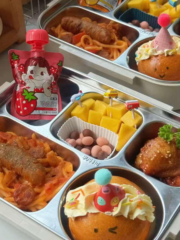 ‎Lunchbox  #bento #mukbang #lunch#EasyRecipe #shorts       ‎ ‎