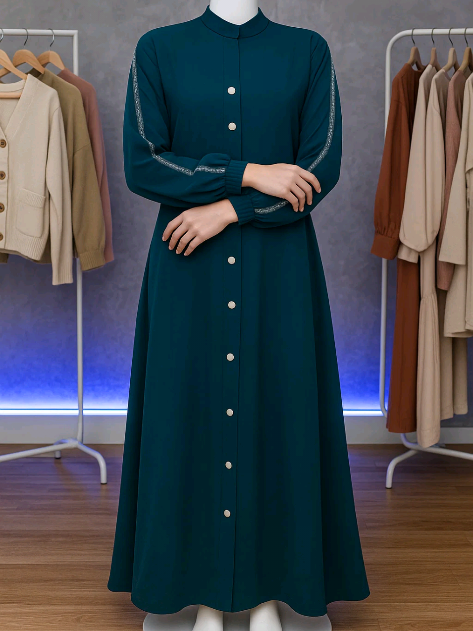 Alzein Zelia Abaya Turki Gamis Premium Marina Silk Marbella Anti UV#gamiskekinian #dresscantik #fyp 