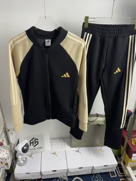 Set adidas phối tay màu kem 4xx. #adidas #Hoanganhstore 