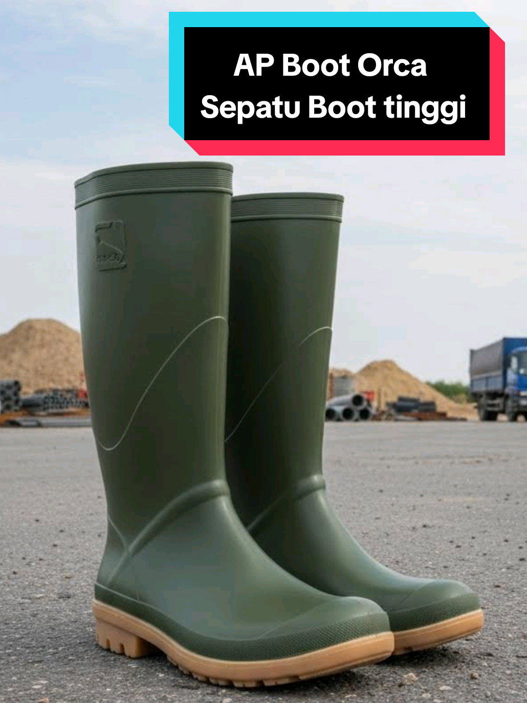 Sepatu Boots Tinggi sampai betis - AP Boots Orca  #sepatukerja  #sepatuboots  #sepatukaret  #sepatuproyek  #gajiansale 