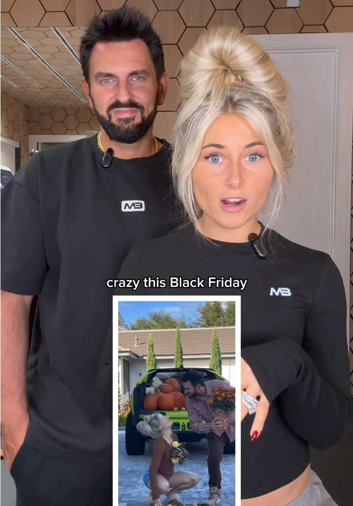 Listennnn today was Paul’s bday and I didn’t take any content so I could spend all day w him so enjoy our first ad together for Black Friday 🤣🎁 how did we do?! @MB Minibeast in bio