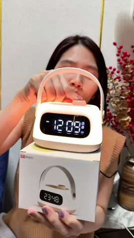 Đèn ngủ đồng hồ hẹn giờ #dennguchobe #kimthach 