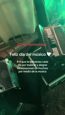 Feliz día 🤍 #diadelmusico #fyp #musico #22denoviembre #amoralamusica 