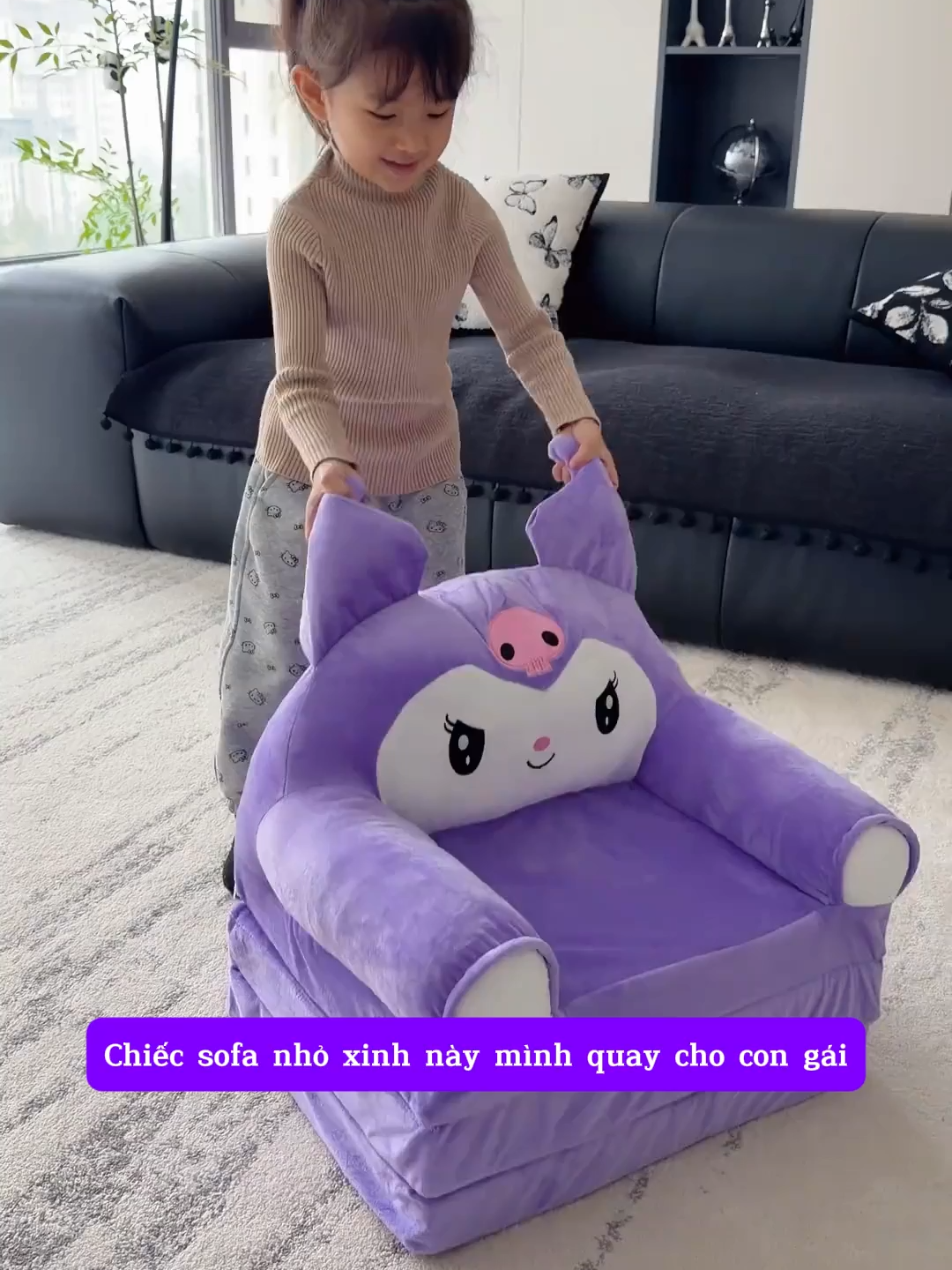 Ghế sofa kuromi #kuromi #sanrio #Mymelody ##đồchơichobé