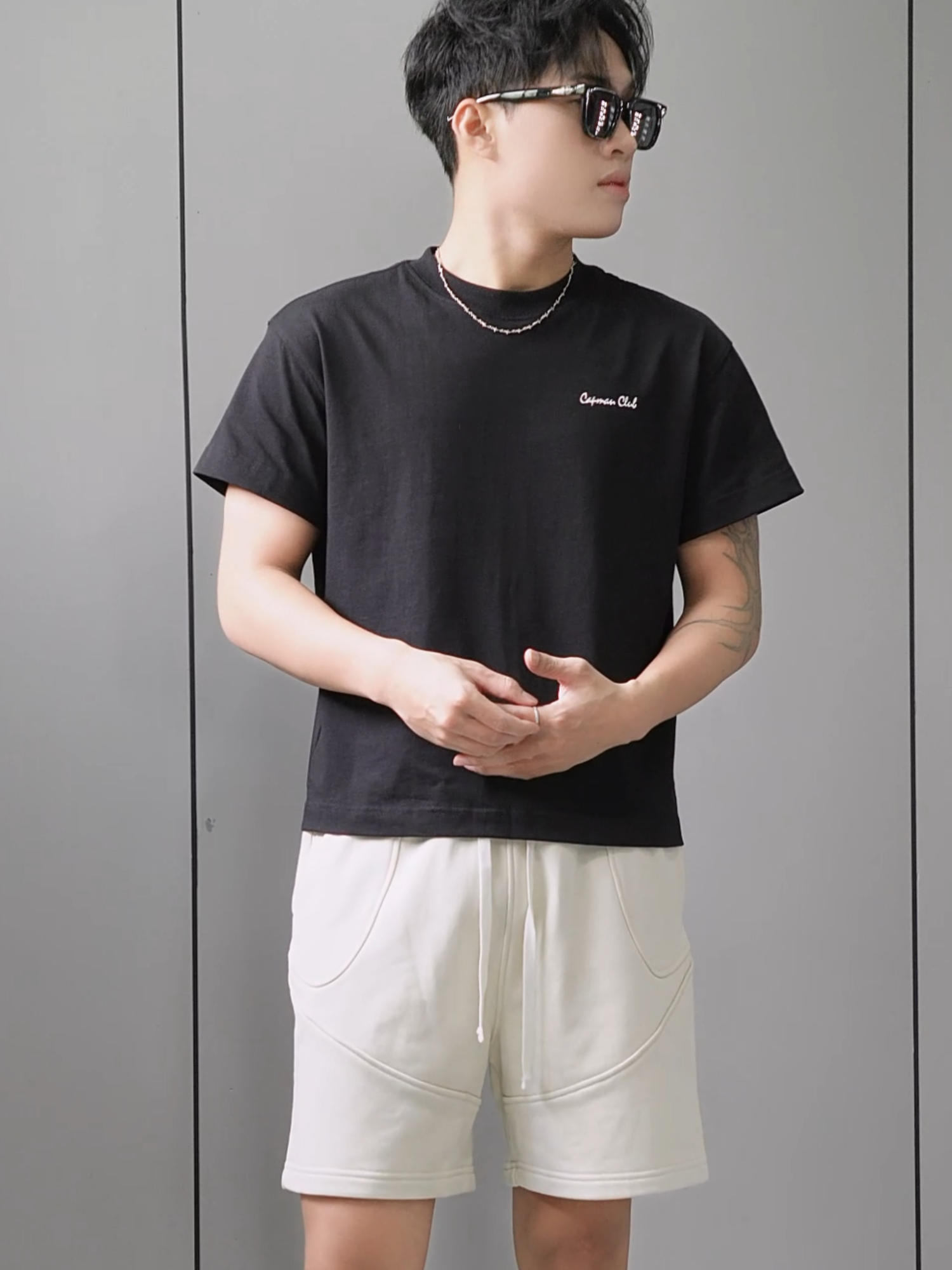 Gấp đôi sự thoải mái với short nỉ này #capman #outfit