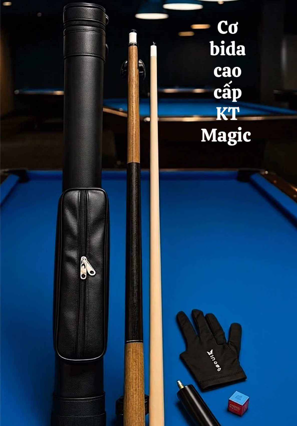 Cơ bida cao cấp KT Magic màu vân gỗ ngọn mộc#cobida #bida #giaitri #viral #xuhuong 