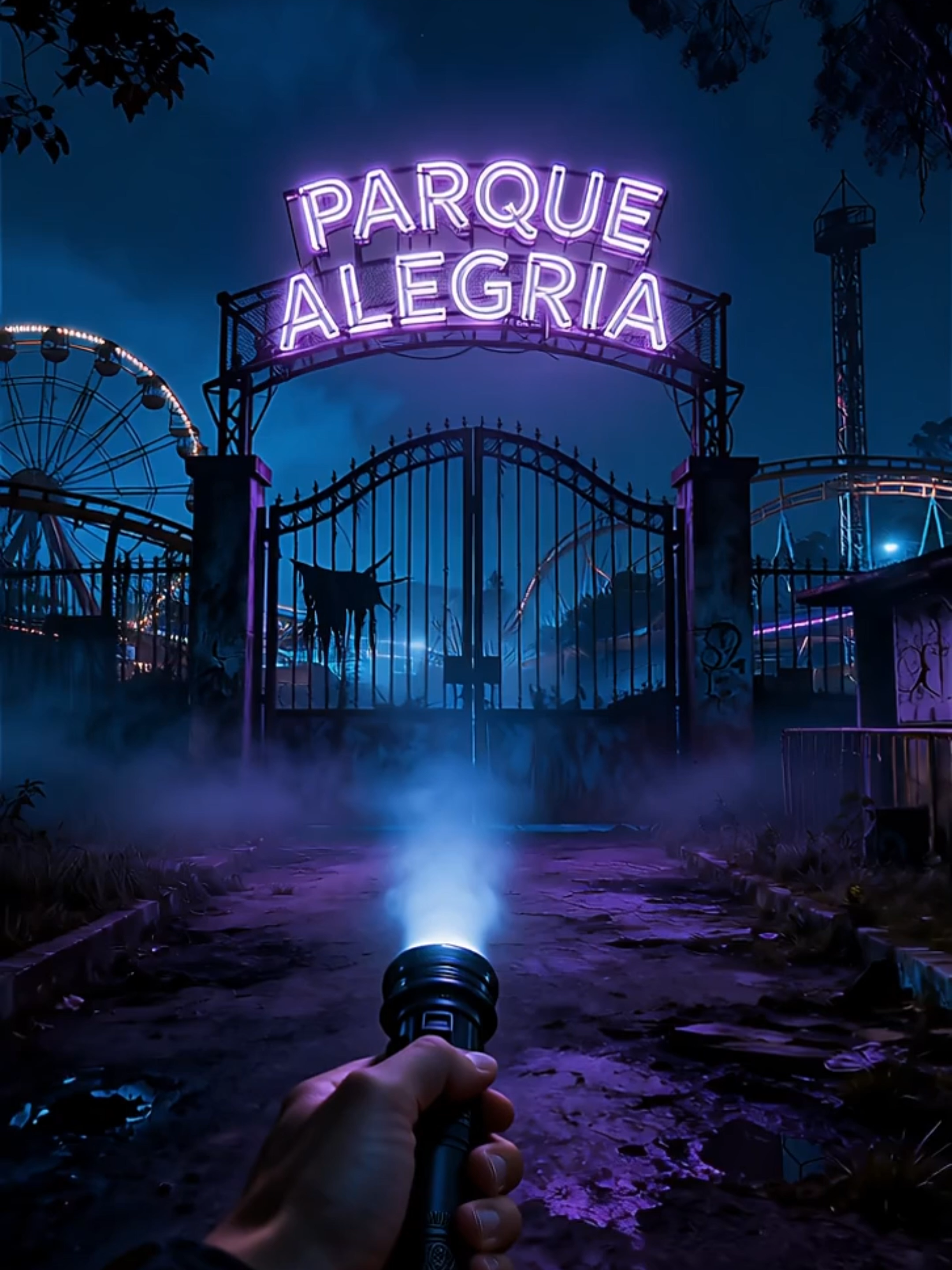 POV: Você é o novo segurança do Parque Alegria. Seu turno começa à meia-noite... #POVTerror #HistoriasDeTerror   #TerrorBR #Horror #POV
