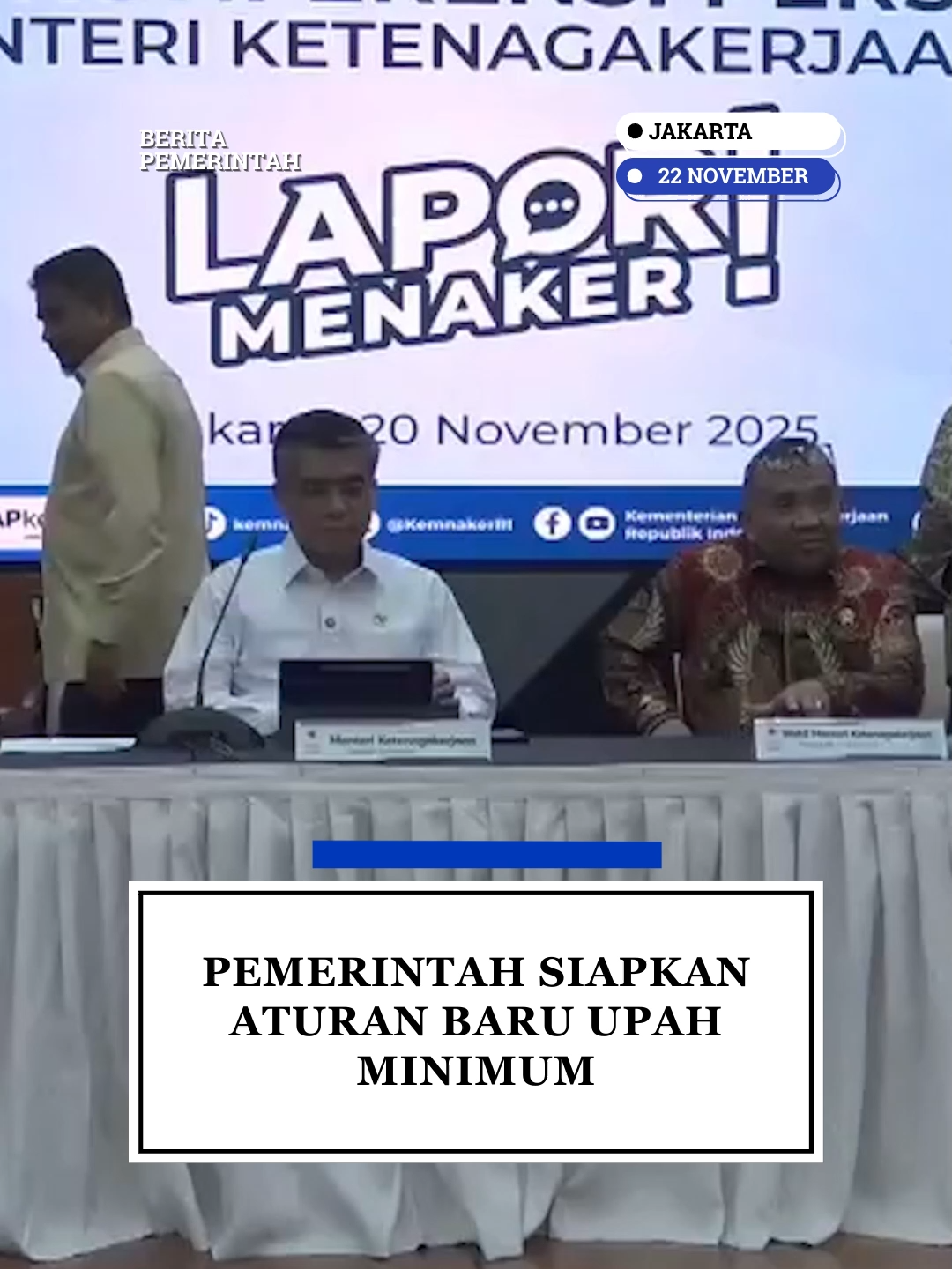 Pemerintah Siapkan Aturan Baru Upah Minimum #beritanasional #upahminimum #kemnaker