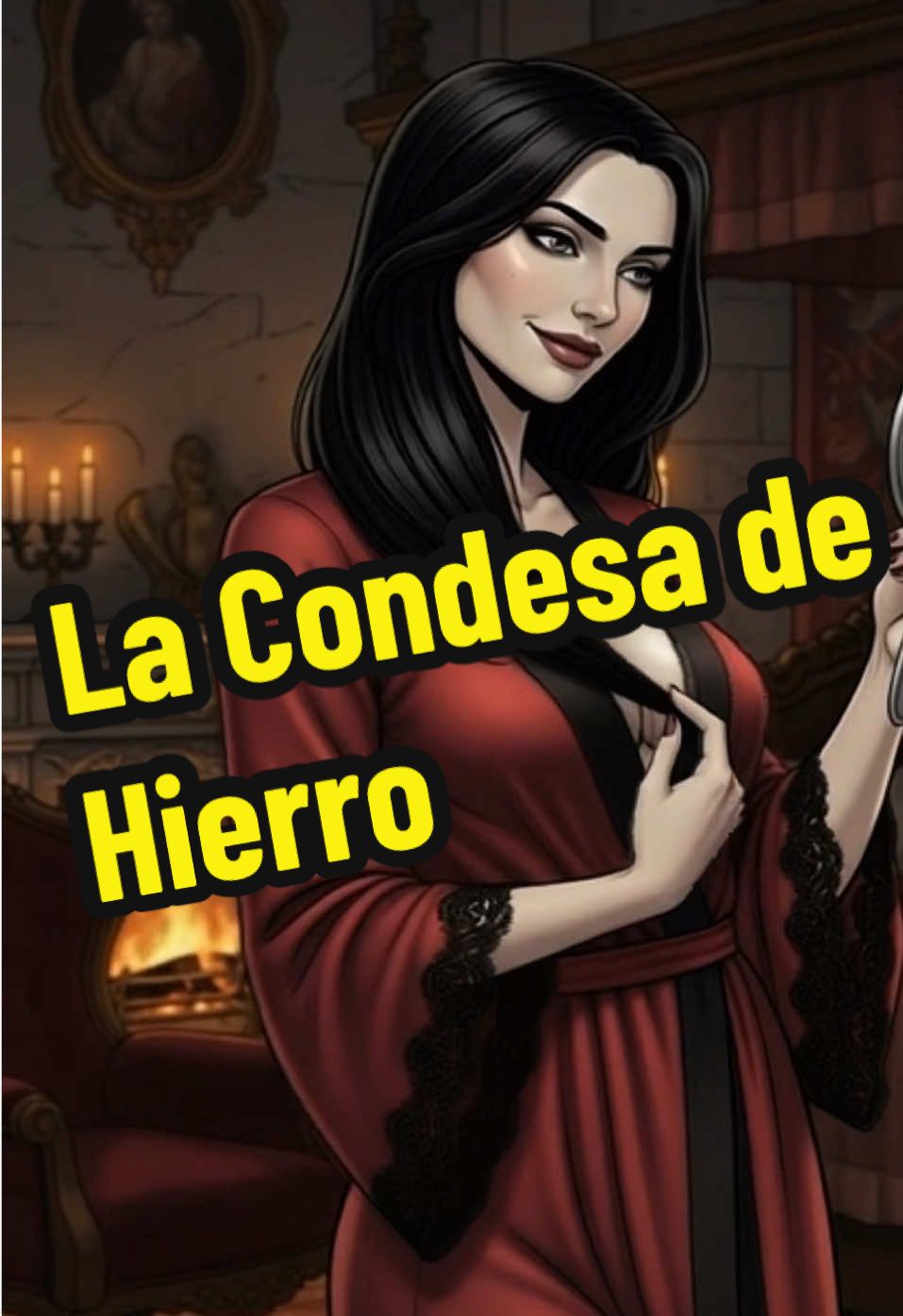 La Condesa de Hierro. #AIart #IlustraciónAI. #horrorart #ia 