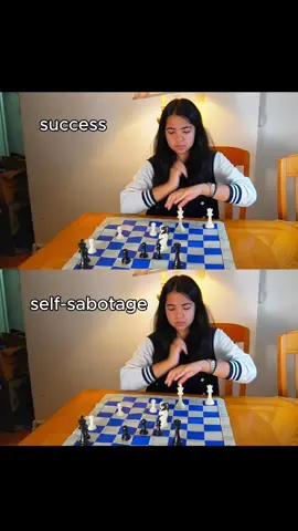 Losing a game can hurt (trust me, I’ve been there 😭). But eventually you gotta bounce back and keep growing 😁  #chess #chesstok #chessnotcheckers #chessmaster #chesstraining