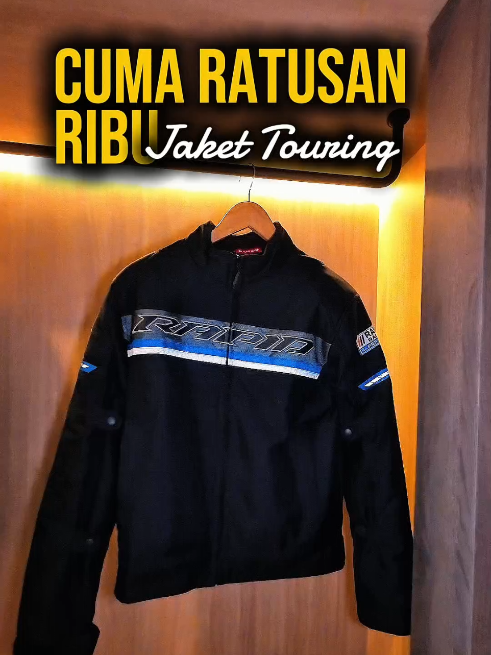 Gak perlu mahal, yang penting aman jaket touring itu yang penting aman dulu, baru setelah itu style nya. Naaah kalau @rapidjacket itu dapet keduanya bahkan murah harganya #jaketmurah #jakettouring #jaketmotor 